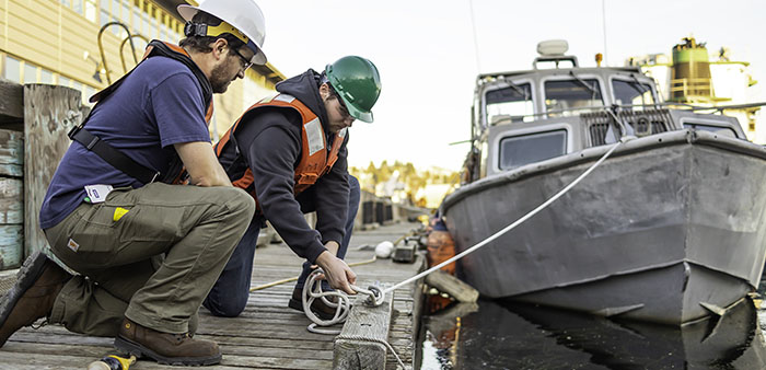 Seattle Central maritime students