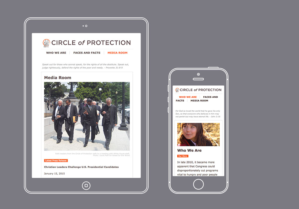 Circle of Protection responsive designs