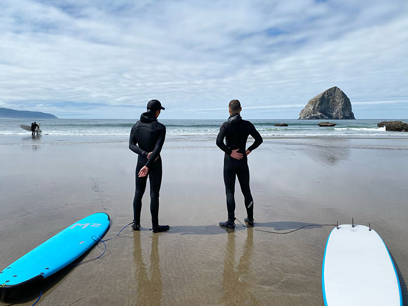 Surfing in Oregon